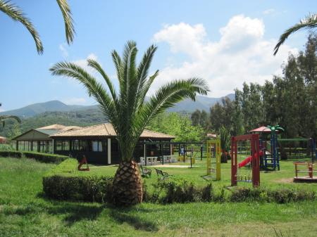 A playground in the resort