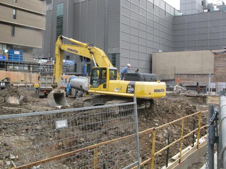 A Ryerson buiding being built on the site of the old Sam the Record Man -bz.JPG