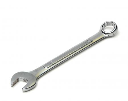 A wrench isolated on a white background