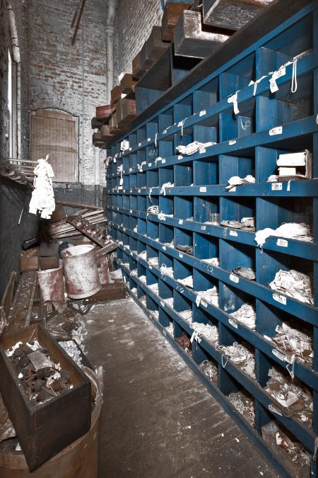 Abandoned Silk Mill Storage Room