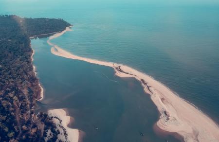 Above Ground Photo of Body of Water on Daytime