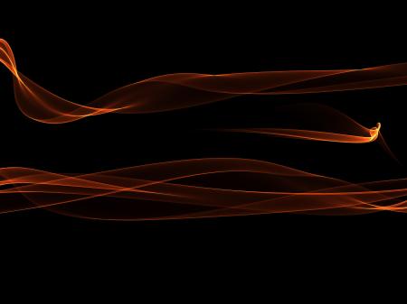Abstract Light Flames - Orange