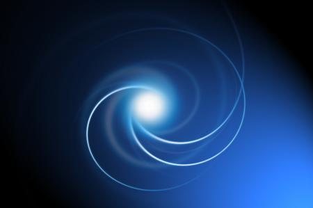 abstract swirl background blue