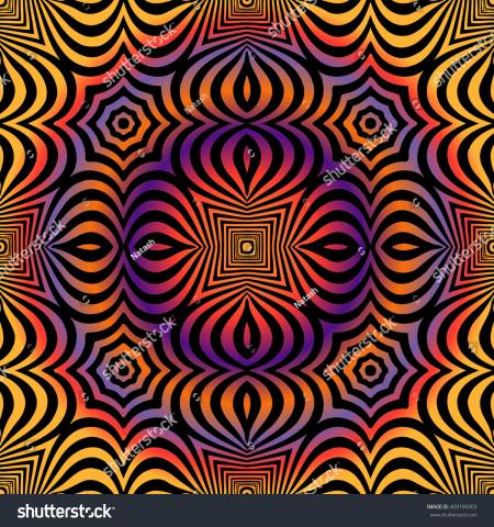 Abstract symmetrical texture