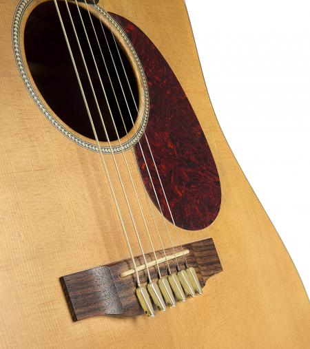 Acoustic guitar bridge