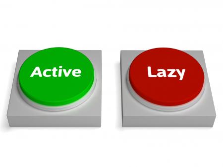 Active Lazy Buttons Shows Action Or Inaction