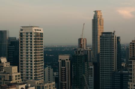 Aereal View of Skyscrapers in the City during Daytime