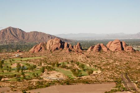 Aerial Desert Hills Arizona
