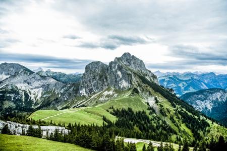 Aerial Photo of Mountains and Trees during Daytime