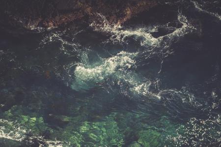 Aerial photo of the Sea