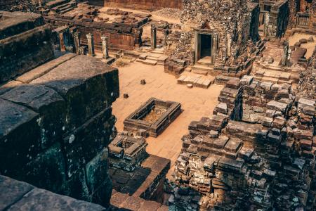 Aerial Photography of Ancient Tomb