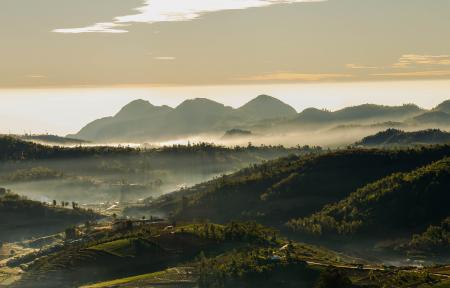 Aerial Photography of Mountain