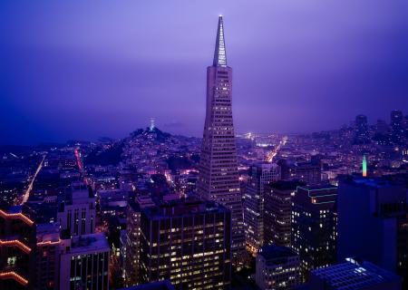 Aerial View of Buildings and Towers