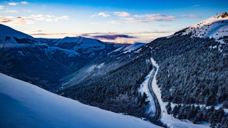 Aerial View of the Mountains