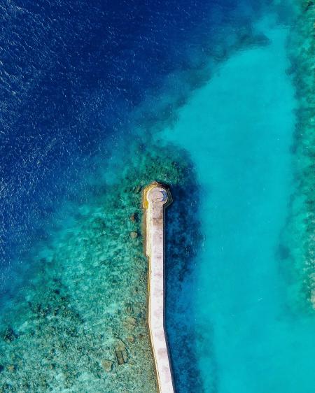 Aerial View of the Ocean