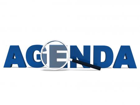 Agenda Word Means To Do Schedule Program Or Agendas