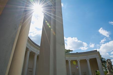 Agricultural Photography of White Painted Pillars during Daytime