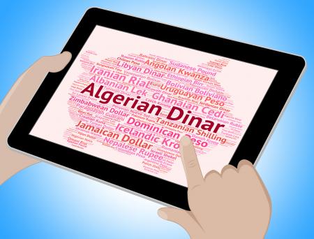 Algerian Dinar Represents Worldwide Trading And Broker