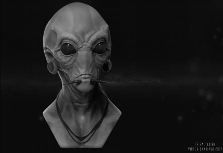 Alien Tribal Mask