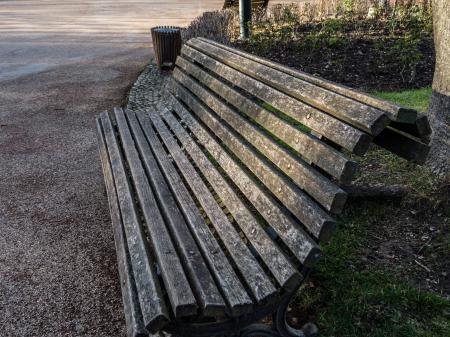 An old bench