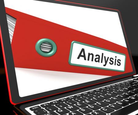 Analysis File On Laptop Showing Analyzed Data
