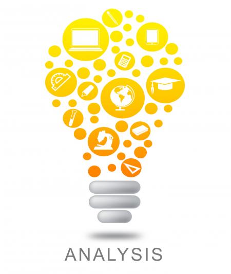 Analysis Lightbulb Means Data Analytics And Analyze