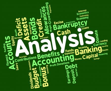 Analysis Word Shows Data Analytics And Analyse