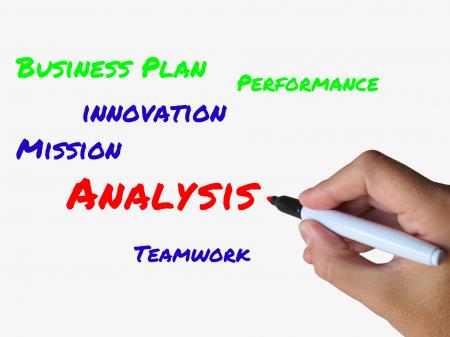 Analysis Words on Whiteboard Mean Analyzing Examining and Checking Dat