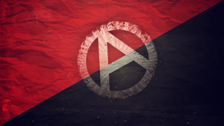 Anarchy Grunge Flag