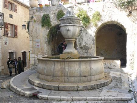 Ancient circular fountain
