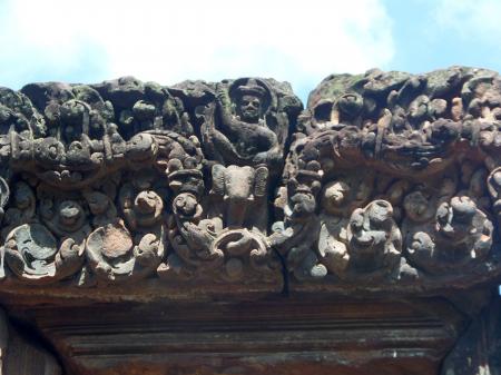 Ancient Hindu temple carvings