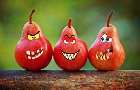 Angry Red Pears