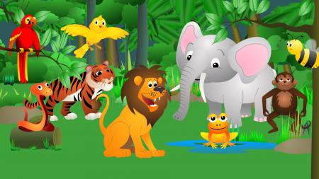 Animals in Jungle