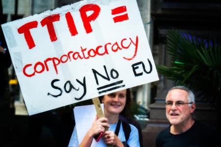 Anti-TTIP Protest 11-10-2014 - 02