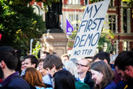 Anti-TTIP Protest 11-10-2014 - 10