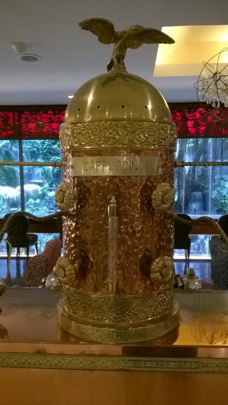 Antique Gold Coffee Machine