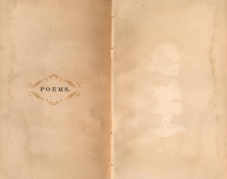 Antique Poems Paper Template