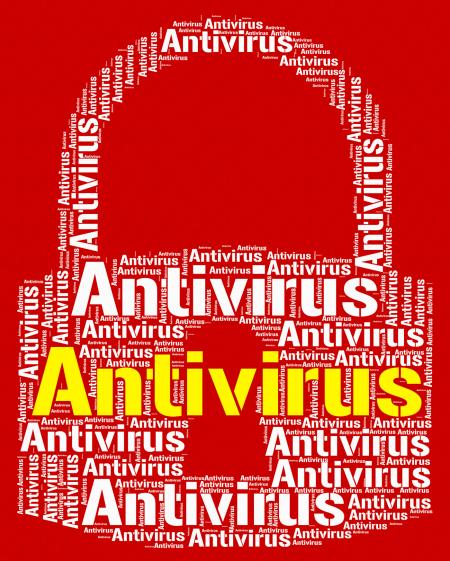 Antivirus Lock Means Malicious Software And Infected