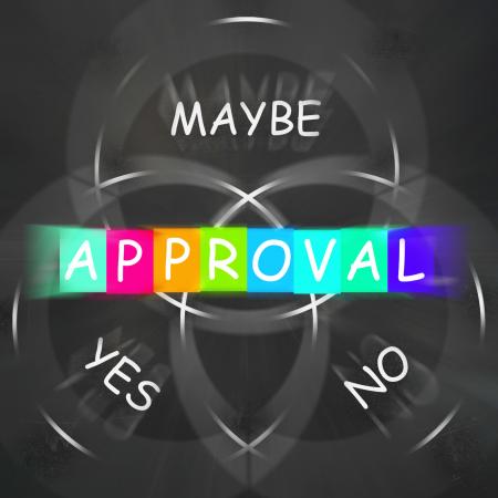 Approval Displays Endorsed Yes Not No or Maybe