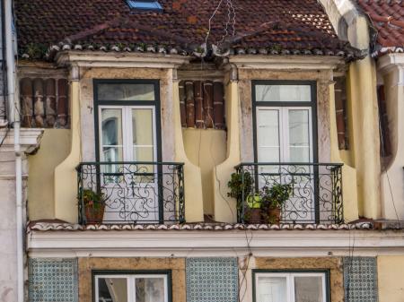 Architecture of Lisbon- balcony