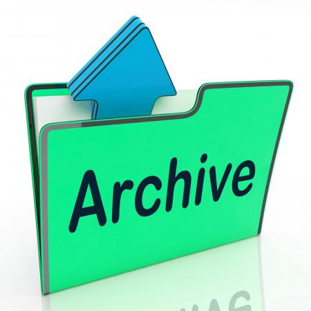 Archive File Means Cloud Storage And Network