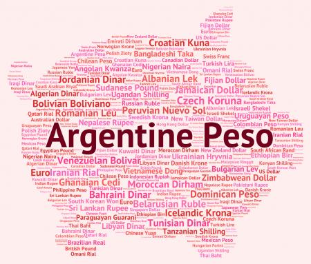 Argentine Peso Shows Worldwide Trading And Argentina