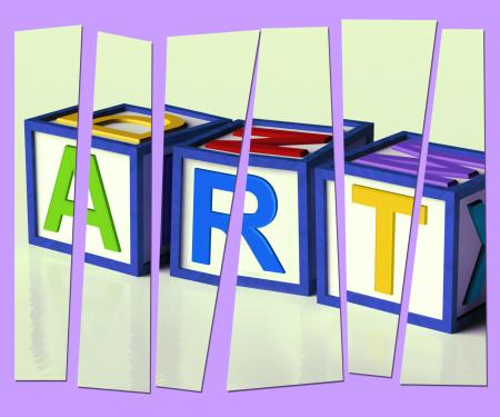 Art Letters Show Inspiration Creativity And Originality