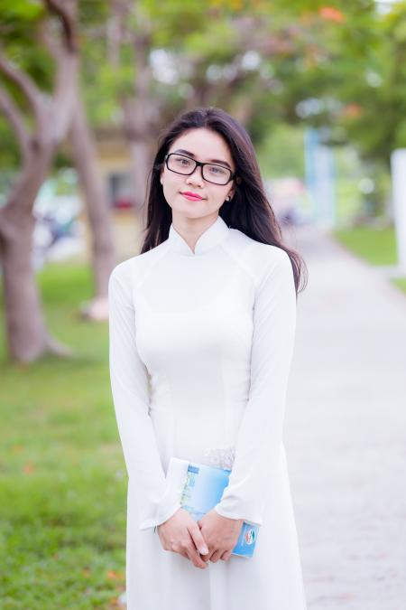 Asian Girl with Glasses