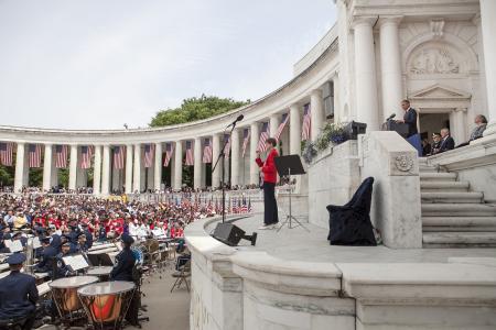 At the Memorial