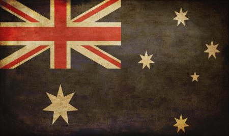 Australia Grunge Flag