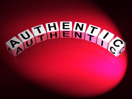 Authentic Dice Show Certified and Verified Authenticity