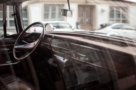 Automobile Dash and Steering Wheel