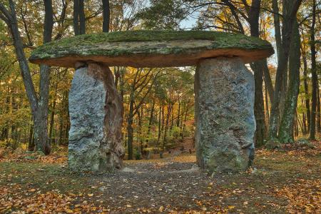 Autumn Forest Megalith - HDR