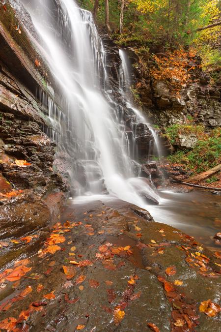 Autumn Ganoga Falls - HDR